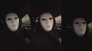 Meek Mill Dresses As Jabbawockee For Halloween While Driving [upl. by Nenerb]