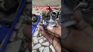 Honda Dio old model 100cc Engien seize problem how to check automobile bikelover [upl. by Uokes]