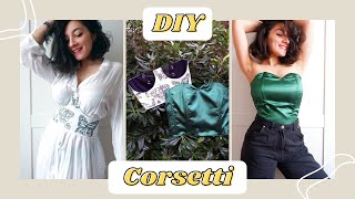 Tutorial corsetto  come cucire un corsetto DIY  cartamodello [upl. by Anceline]