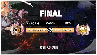 CELSIUS ESPORTS VS GUILTY CROWN  FINALS MOBA 5V5 TOURNAMENT BY RISE AS ONE [upl. by Fisch]