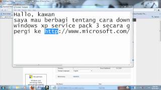 Cara Download Windows XP SP 3 langsung dari websitenya [upl. by Azriel642]