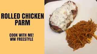 Rolled Chicken Parm WW FREESTYLE [upl. by Rasec]