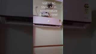 Ad in voltas AC Why show Ad in temperature display panel How to fix Ad [upl. by Aelanna498]