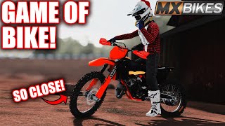 THE BEST GAME OF BIKE WE HAVE EVER DONE ON THE NEW 2023 SUPERMINIS MX BIKES [upl. by Niggem251]