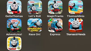 Thomas amp Friends GoGo ThomasLets RollMagic TracksThomas MinisAdventuresRace OnExpress Delivery [upl. by Adarbil]