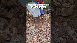 Xcentric Crusher bucket XC9 in Scotland [upl. by Eelrebmik517]