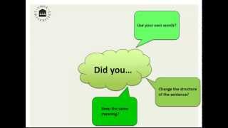 Basics of paraphrasing [upl. by Estrella]