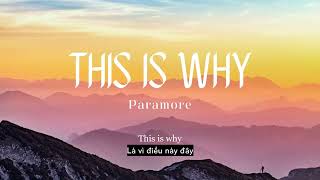 Vietsub  This Is Why  Paramore  Lyrics Video [upl. by Fleischer]