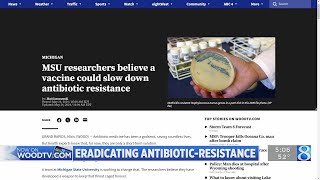 MSU researchers believe a vaccine could slow down antibiotic resistance [upl. by Jemima]