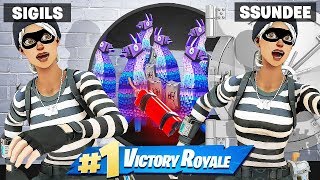 DEFEND THE VAULT w Ssundee amp Crainer NEW Fortnite Creative Custom Game [upl. by Agata]