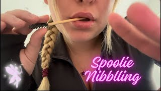 ASMR 100 Subscribers Special Spoolie Nibbling ☺️🫶🏼💯👄 [upl. by Georas240]