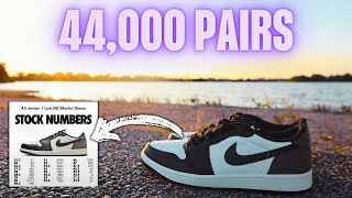 Jordan 1 Low Mocha UNBOXING STOCK NUMBERS REVIEW amp ON FEET [upl. by Daffodil]