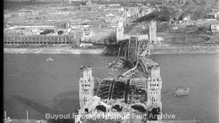 Historic Archival Stock Footage WWII  Allies Drive Into Germany  Rhine Crossed [upl. by Annirak]