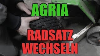 Radsatz bei Agria 400 wechseln [upl. by Wester]