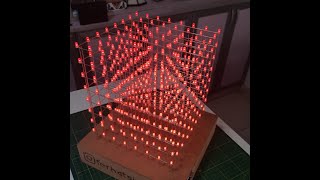 Arduino 8x8x8 led küp Arduino 8x8x8 led cube making [upl. by Mohun271]