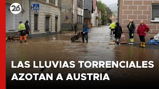 AUSTRIA  Declararon estado de catástrofe debido a las inundaciones en Viena [upl. by Pellikka767]