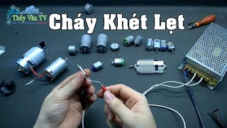 Thử Chạy Tất Cả Các Motor Bằng Nguồn 12V 10A 775 180 550 Motor coreless [upl. by Bevers383]