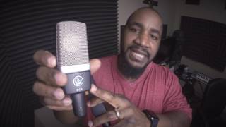 AKG C214 VS AKG C414 xlii rap vocal demo [upl. by Nets]