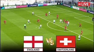 🔴LIVE  ENGLAND vs SWITZERLAND I EURO 2024 QUARTER FINAL I FULL STREAMINGI eFOOTBALL PES 21 GAMEPLAY [upl. by Wier]