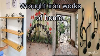 wrought iron works of homeDiy home wrought iron works [upl. by Enneiluj769]