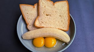 Just 2 Slices of Bread amp Eggs Better than Pizza Healthy Breakfast ideas Simple Recipes [upl. by Kass95]