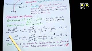 Matemáticas 1 Límites al Infinito y Rectas Asintotas [upl. by Obola211]