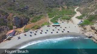 Kythira island  best beaches Top 8 beaches by drone camera [upl. by Aivax]