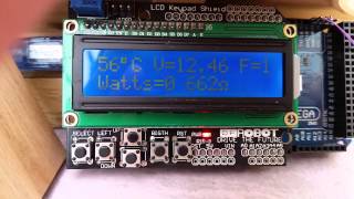 Arduino  LCD  webasto thermo top V [upl. by Atokad]