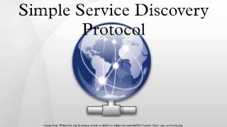 Simple Service Discovery Protocol [upl. by Aihsetal362]