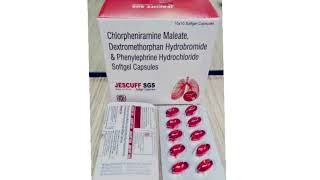 JESCUFF SGS Capsule Chlorpheniramine Maleate Dextromethorphan amp Phenylephrine Softgel Capsules [upl. by Engelbert]