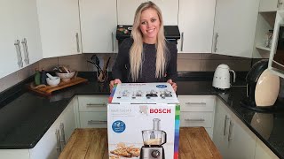 Bosch MultiTalent 8 Food Processor unboxing 1250 Watt [upl. by Berkshire]