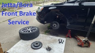 How I Did my VW 25L Front Brake Service [upl. by Alol]