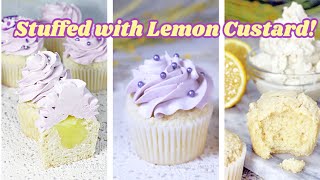 Vegan Lemon Lavender Buttercream Cupcakes [upl. by Sarine]