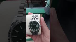 Rolex DateJust 36mm Green Palm Motif rare [upl. by Nosaj]