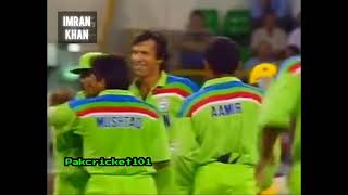 Imran Khan All wickets in the 1992 World cup [upl. by Gram900]