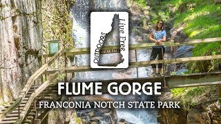 Exploring Flume Gorge Live Free Outdoors [upl. by Ahsiena]