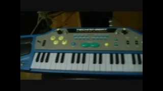 Circuit Bent quotTechnoBeatquot Electronic Keyboard [upl. by Erialcyram]