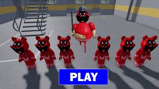 What if i Playing as Bobby BearHug 🏭NEW BOBBY BEARHUG BARRYS PRISON RUN Full Gameplay roblox [upl. by Fleur]