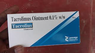 Tacrolimus ointment 01ww review of  tacroliusointment vitiligocream for white skin [upl. by Ullman]