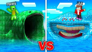 Mikeys EMERALD BLOOP vs JJs DIAMOND EL GRAN MAJA Survival Battle in Minecraft Maizen [upl. by Anival]