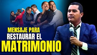 Mensaje para restaurar el matrimonio  Pastor Carlos Rivas [upl. by Ynnaf]