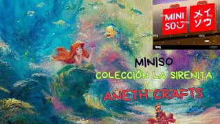 MINISO La Sirenita  Coleccion Papeleria [upl. by Gnil598]