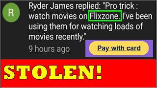 Flixzone Comment Bots STEAL Your Credit Information [upl. by Llekram]