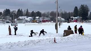 Boonville snowmobile races 12823vintage sleds snowmobile racing [upl. by Recneps]