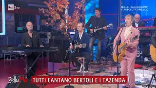 Alberto Bertoli con i Tazenda cantano quotSpunta la luna dal montequot  BellaMa 15112024 [upl. by Ramses879]