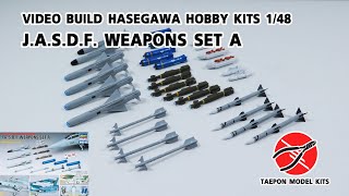 HASAGAWA JASDF WEAPONS SET A 148  VIDEO BUILD [upl. by Sirromed38]