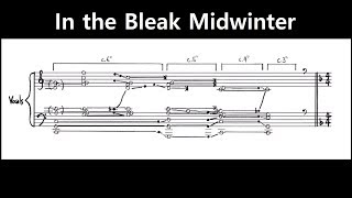 Jacob Collier  In the Bleak Midwinter Transcription [upl. by Ttelrahc235]