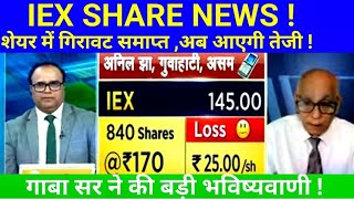 IEX SHARE LATEST NEWS TODAY INDIAN ENERGY EXCHANGE LTD SHARE ANALYSIS S B STOCK NEWS [upl. by Nameloc]