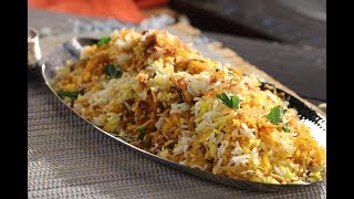 Prawn Biryani  Sanjeev Kapoor Khazana [upl. by Adnot]