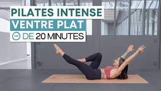 Séance PILATES INTENSE en moins de 20 MIN  ABDOS PROFONDS amp VENTRE PLAT 🔥 [upl. by Haret]